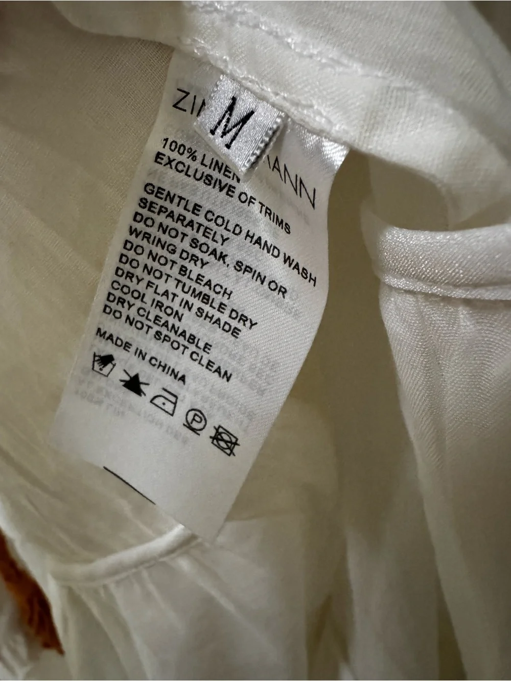 Amelie Scallop Frill Ramie Dress - Picture 8 of 8